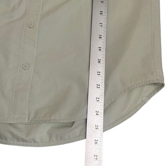 Lululemon Full Day Ahead Long Sleeve Light Green Button Front Shirt Women Size 4 - Picture 12 of 13